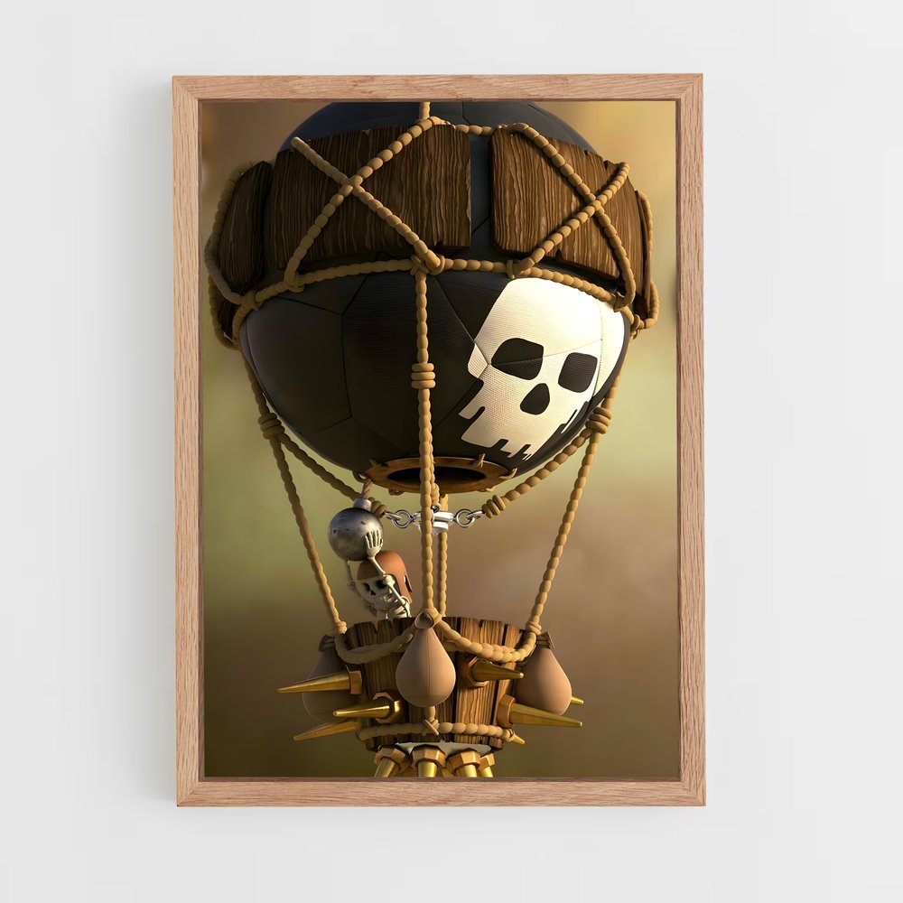 Poster Le Ballon Maudit – affiche Clash of clans (vue 4)